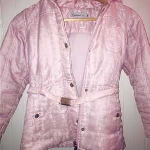 Christian Dior Baby Pink Monogram Coat/Jacket